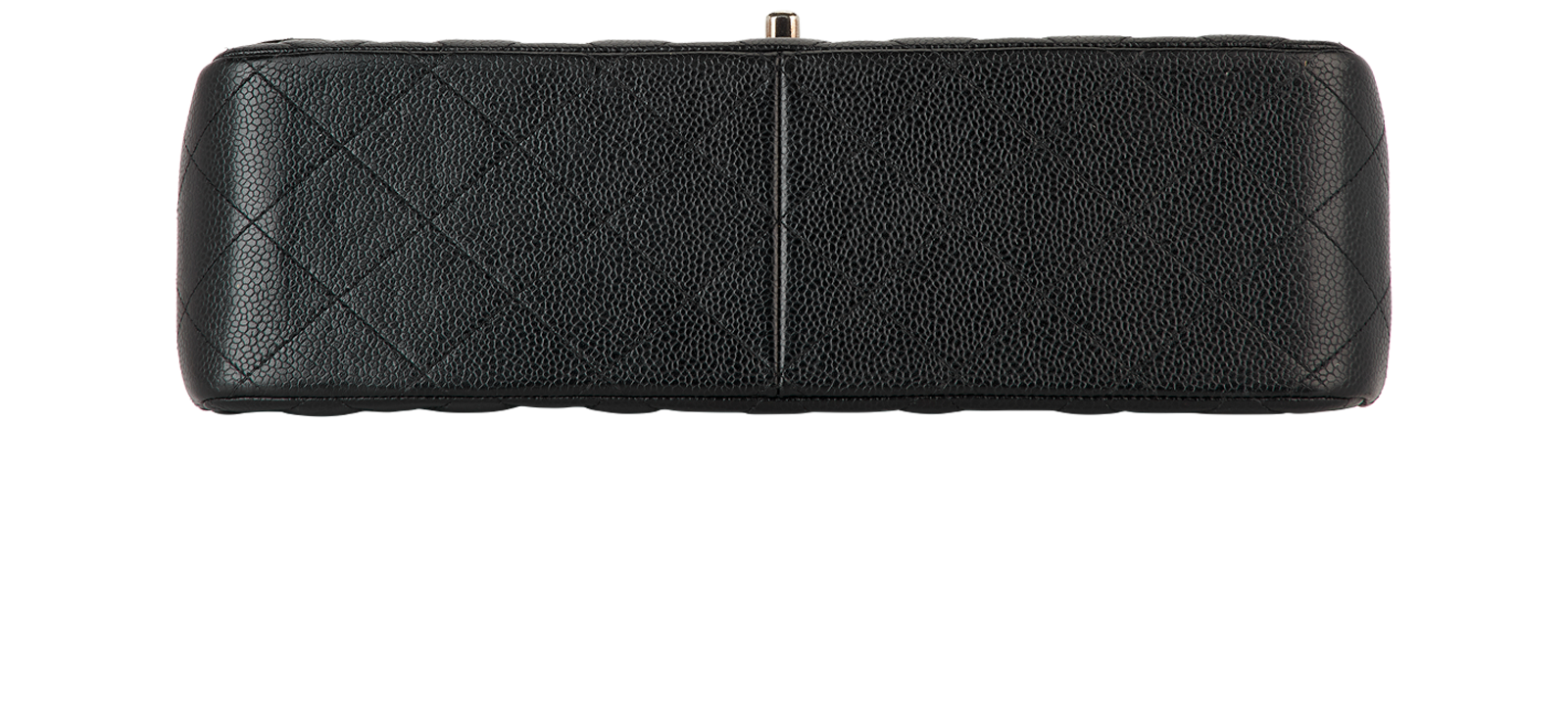 Jumbo Double Classic Flap, &pound;5,100, Handbags, Black, Caviar Leather, Top view
